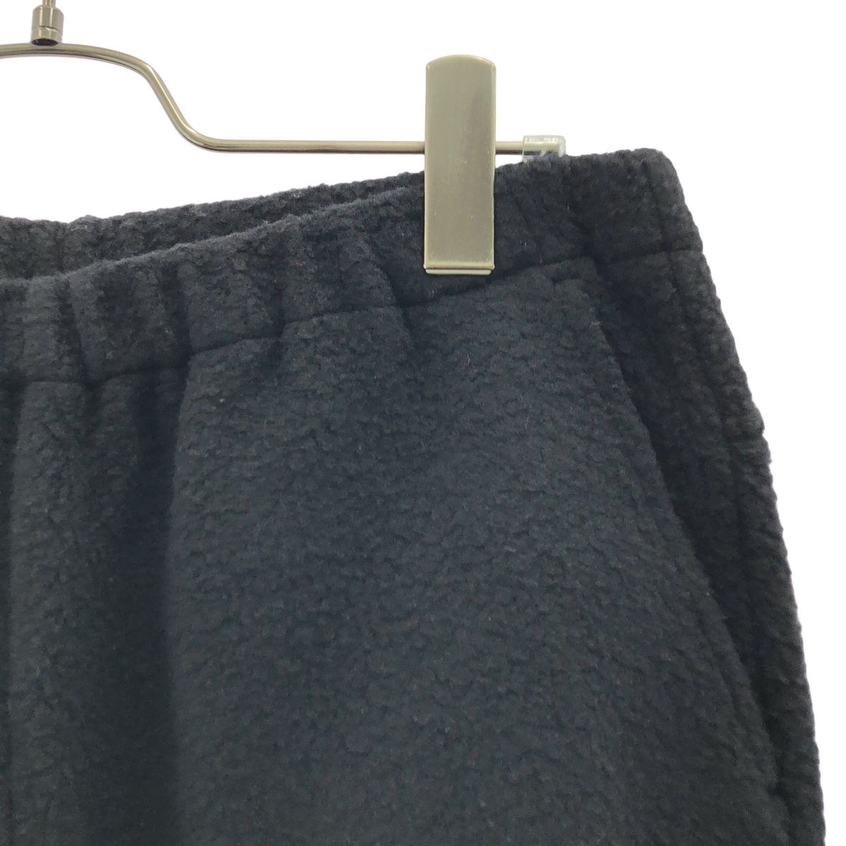 COMOLI / コモリ | ウールフリース パンツ | 2 | ブラック | メンズ COMOLI / コモリ | ウールフリース パンツ | 2 | ブラック | メンズ