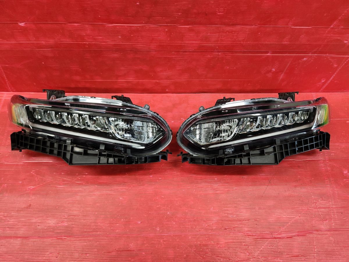 ホンダ CV US アコード 純正 左右 LED ヘッドライト STANLEY W3367 左ハンドル車