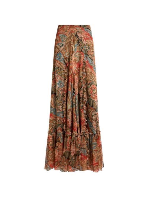ETRO プリントロングスカート 送料無料