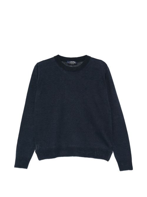 S MAX MARA リネンクルーネックセーター 送料無料