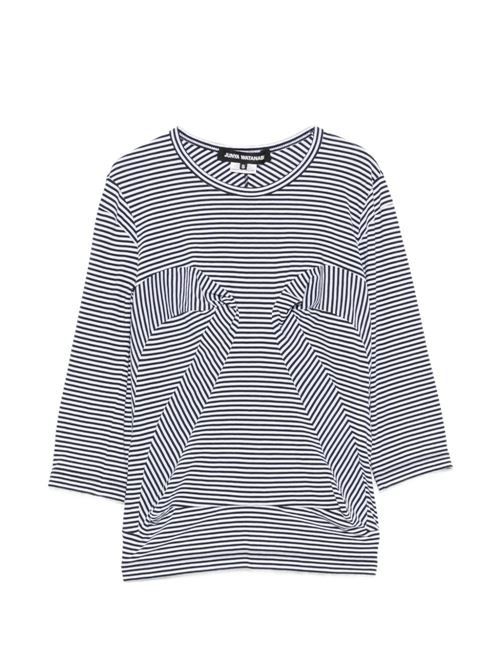 JUNYA WATANABE ストライプコットンTシャツ 送料無料