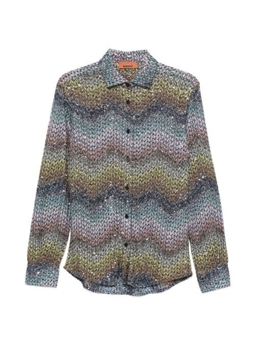 MISSONI ジグザグプリントシャツ 送料無料