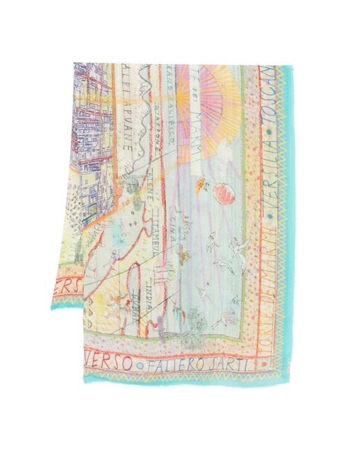 FALIERO SARTI FORTE DEI MARMI シルクブレンドストール 送料無料