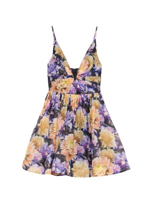 ZIMMERMANN LUNA プリント ミニドレス 送料無料