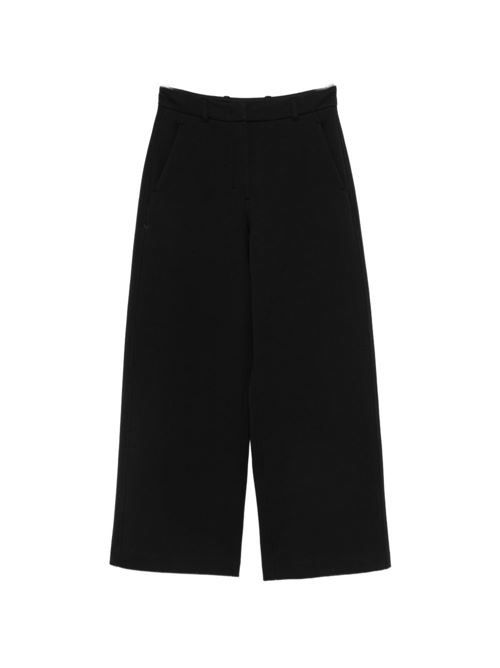 S MAX MARA コットンワイドレッグパンツ 送料無料