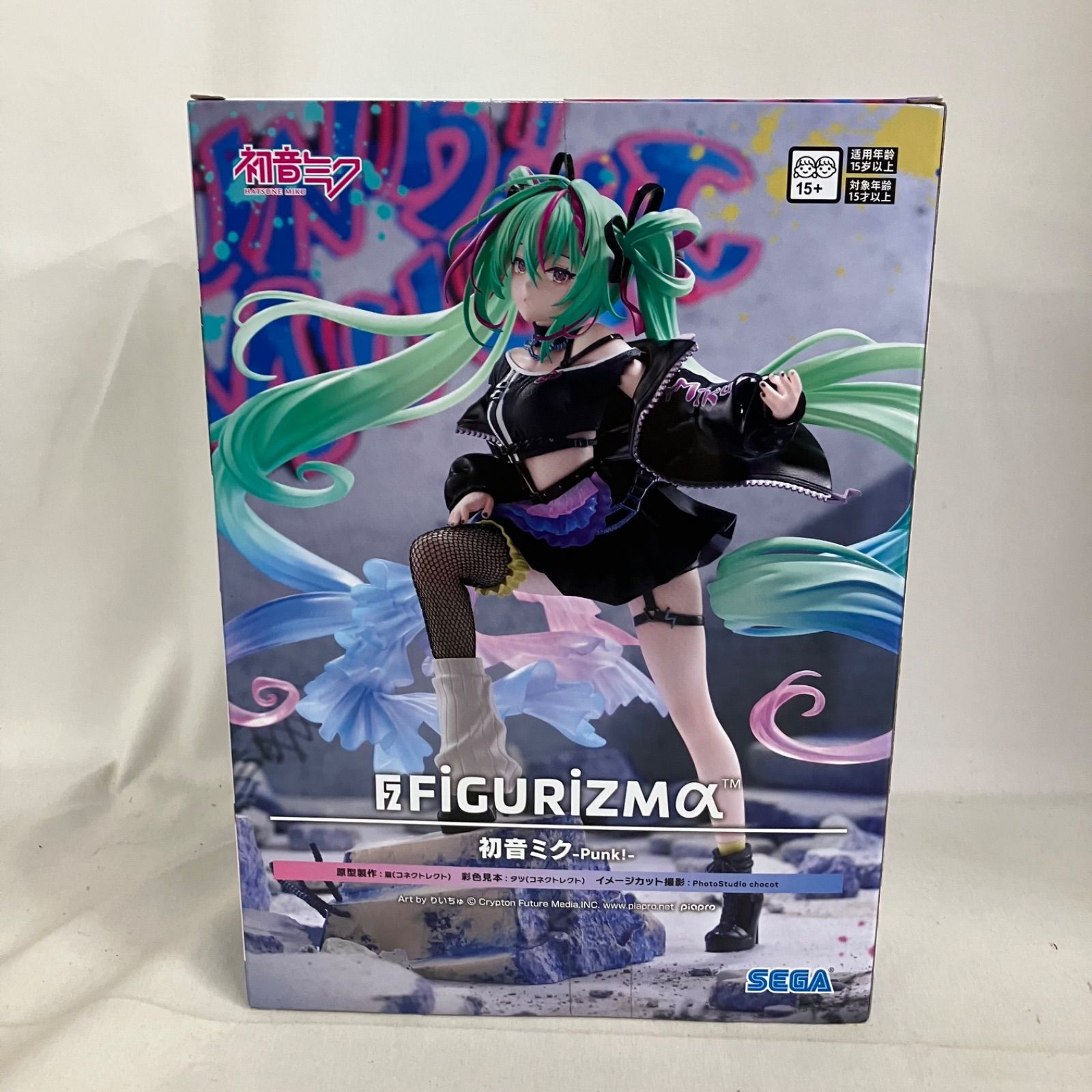 未開封 初音ミク FiGURiZMα Punk! フィギュア 3個セット 箱ダメージ