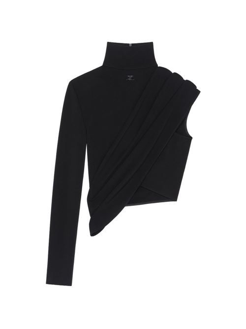 COURRÈGES アシンメトリックトップ 送料無料