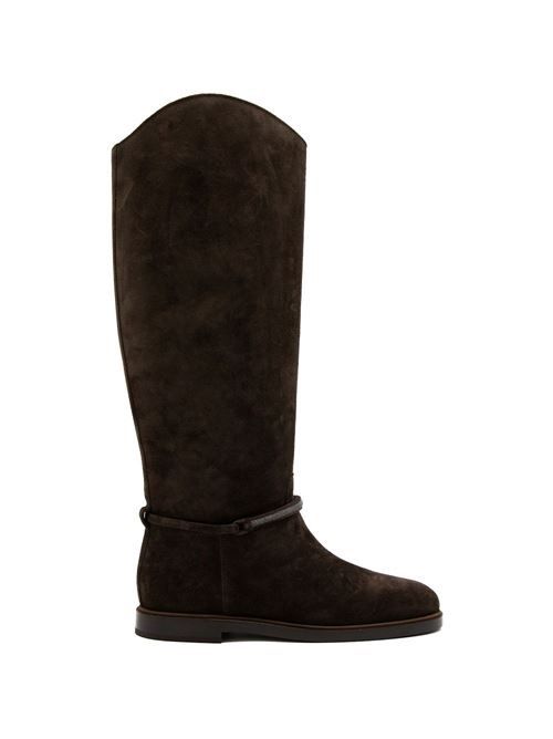 BRUNELLO CUCINELLI レザーブーツ 送料無料