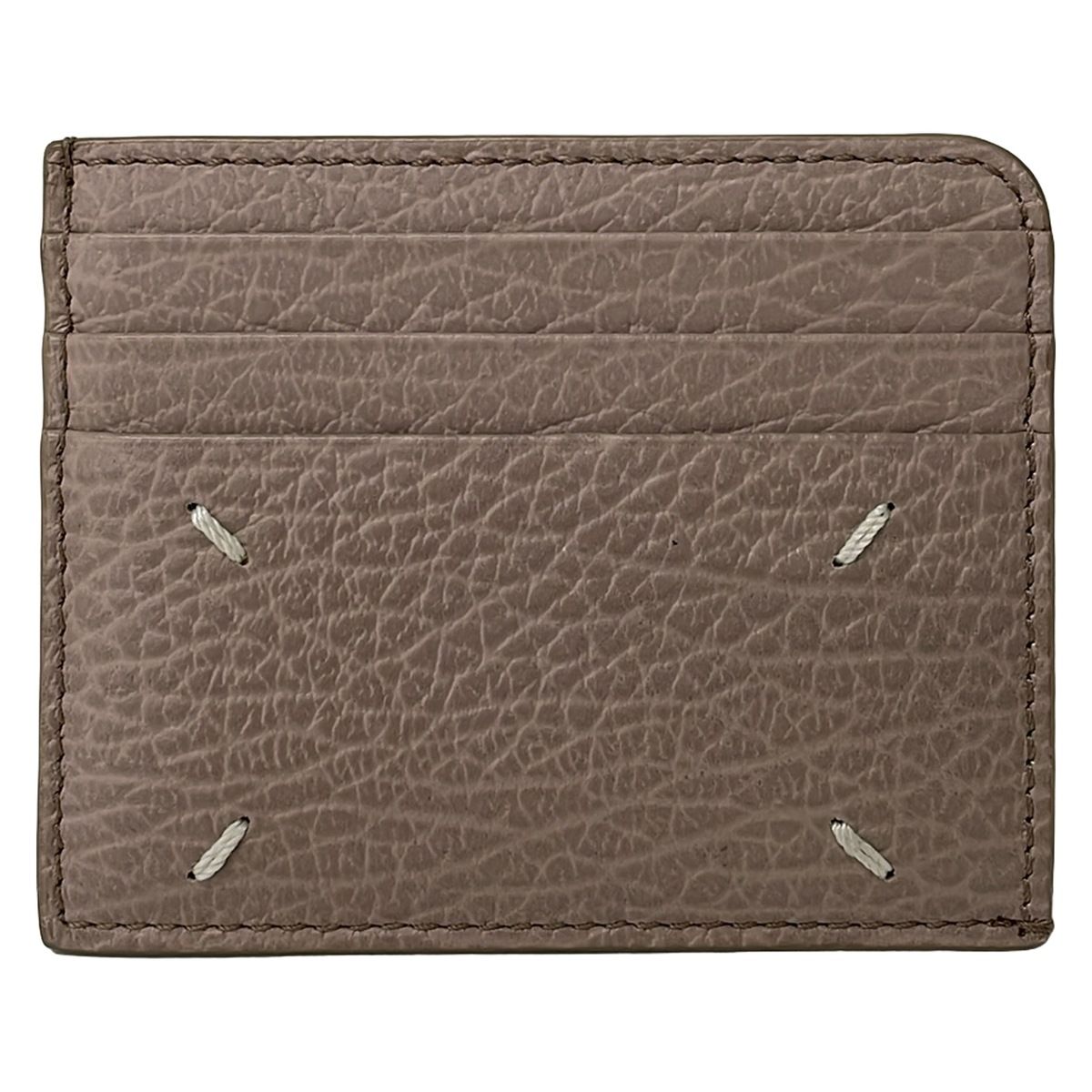 Maison Margiela(メゾンマルジェラ) カードケース美品 - ベージュ レザー