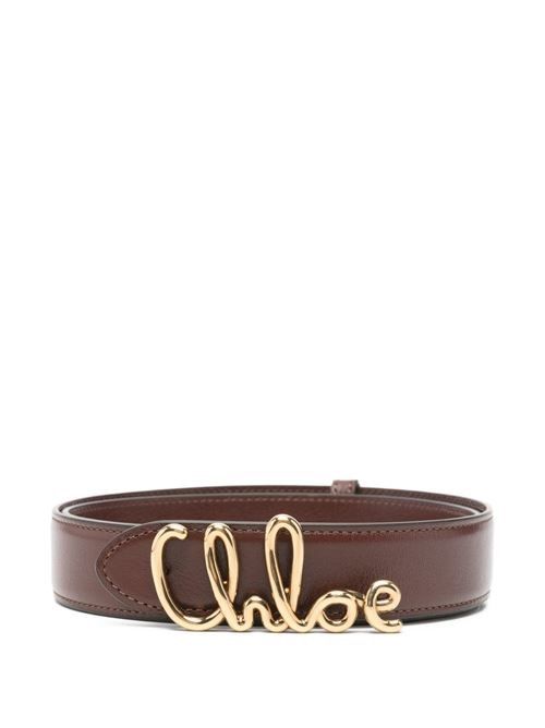 CHLOÉ クロエ アイコニック レザーベルト 送料無料