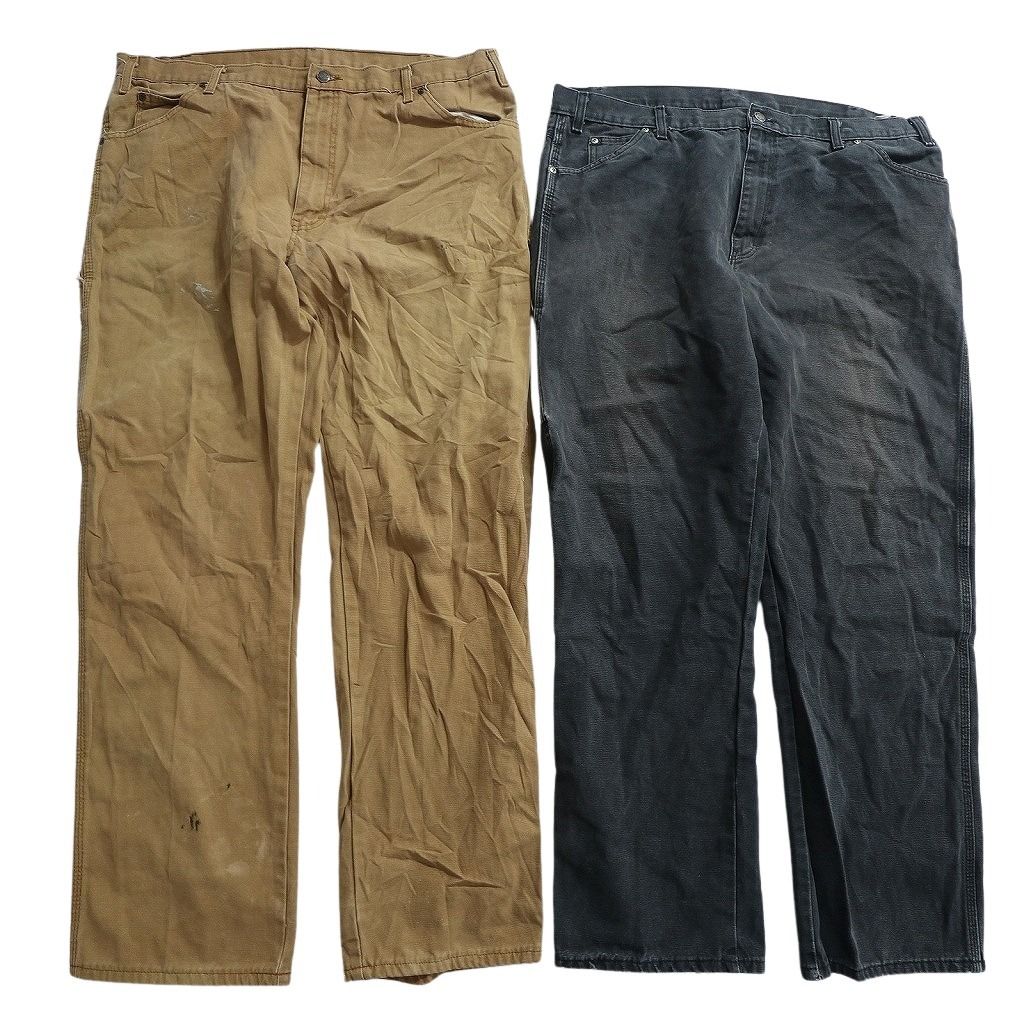 US古着 卸 ワークパンツ 10枚まとめ売り ディッキーズ REDKAP セット 古着卸 まとめ売り ディッキーズ パンツMIX 8枚セット ( メンズ 40