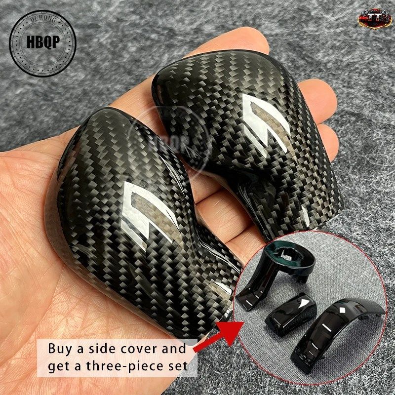 カーボンファイバー製 DSG ギアノブカバー シフタートリム VW ゴルフ 7 GTI R ティグアン パサート B7 B8 CC R20 シロッコ ジェッタ MK6 GL