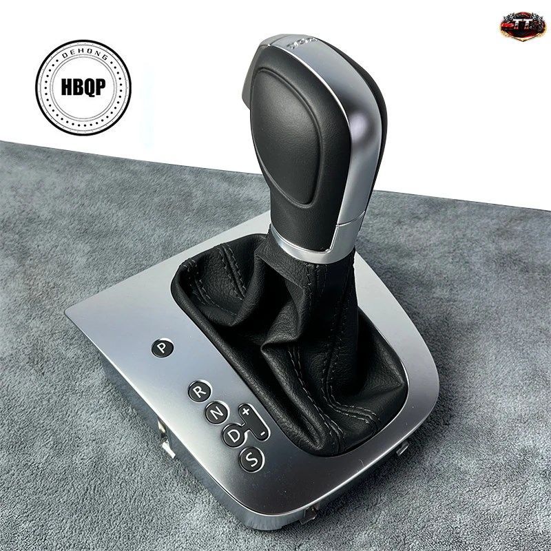 DSGギアシフトノブレバーカバーのレザーラインステッチ ゴルフ6 MK6 G T I ジェッタ MK6 GLI シロッコ