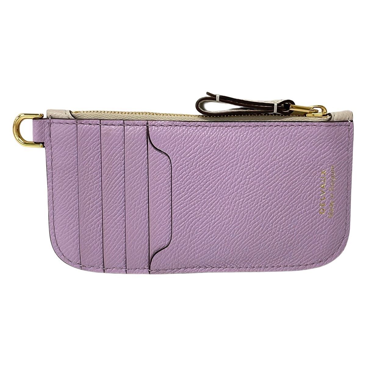 DELVAUX(デルボー) カードケース - AB0676BKN0BHPDO パープル×グレー