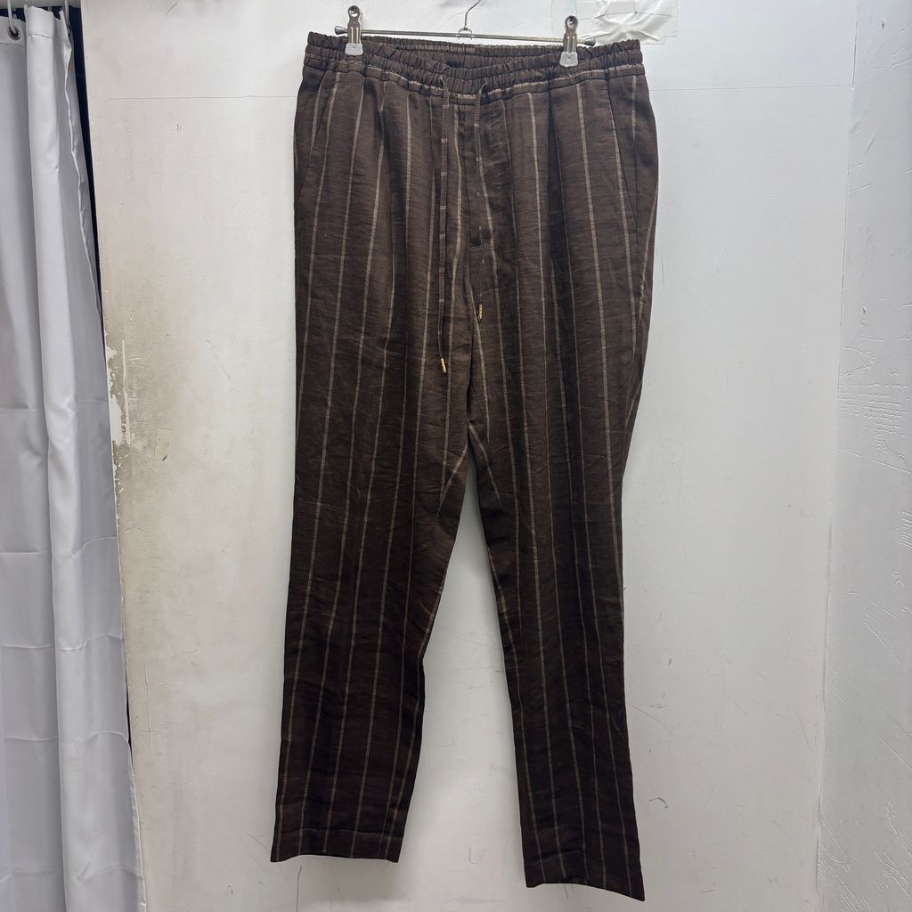 BRIGLIA 1949 ブリリア 1949 WIMBLEDONS パンツ ブラウン size:48【中目黒B06】