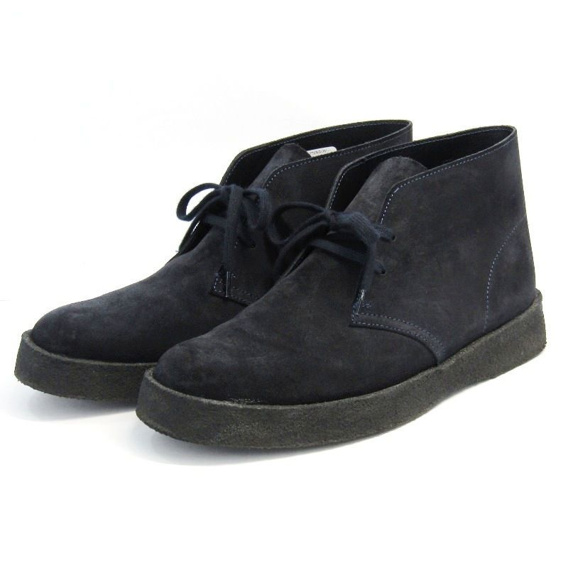 Clarks クラークス UK7G デザートブーツ SHIPS別注 DESERT BOOTS MUDGUARD スエード シップス ネイビー 18002190