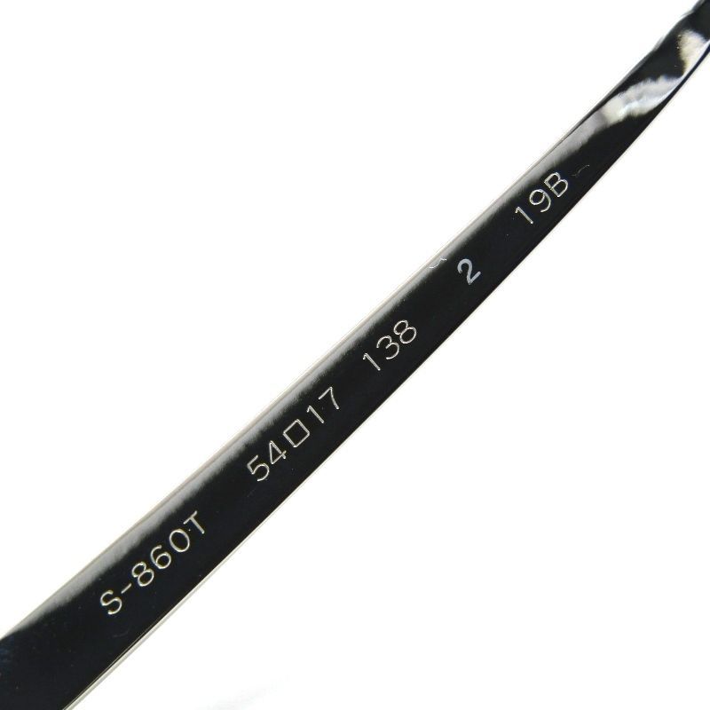 美品 999.9 フォーナインズ メガネフレーム S-860T 日本製