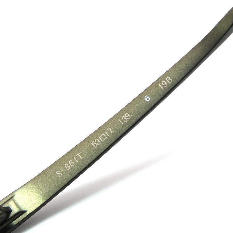 美品 999.9 フォーナインズ メガネフレーム S-861T 日本製