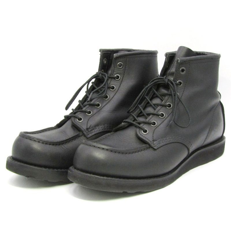 REDWING レッドウィング US9D 27cm クラシックモック 8074 2024年製 6inch Classic Moc ワークブーツ ブラック ハーネス 18002186