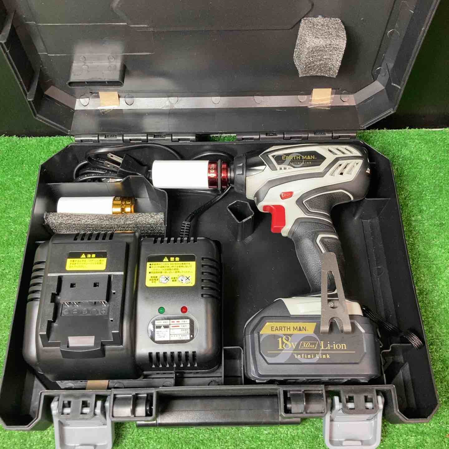【美品】◇髙儀(Takagi) 18V 充電式インパクトレンチ EARTH MAN infini-Link IW-180LiB【岩槻店】