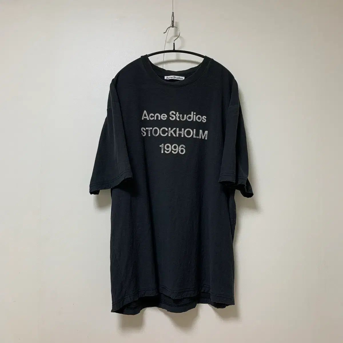 Acne Studios アクネストゥディオズ ストックホルム 1996 Tシャツ ブラック XL