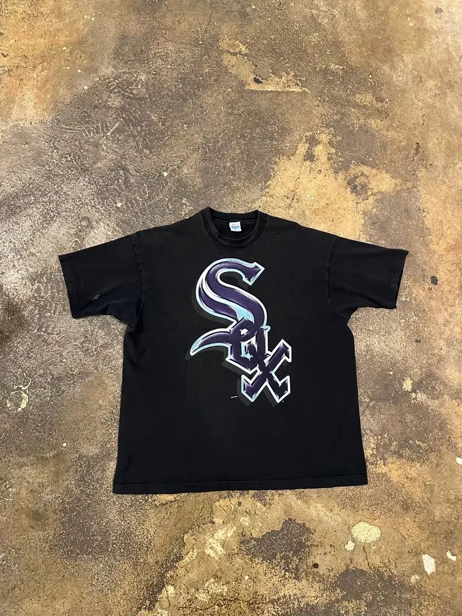 ヴィンテージ 90s シカゴ 白 ソックス ビックロゴ Tシャツ