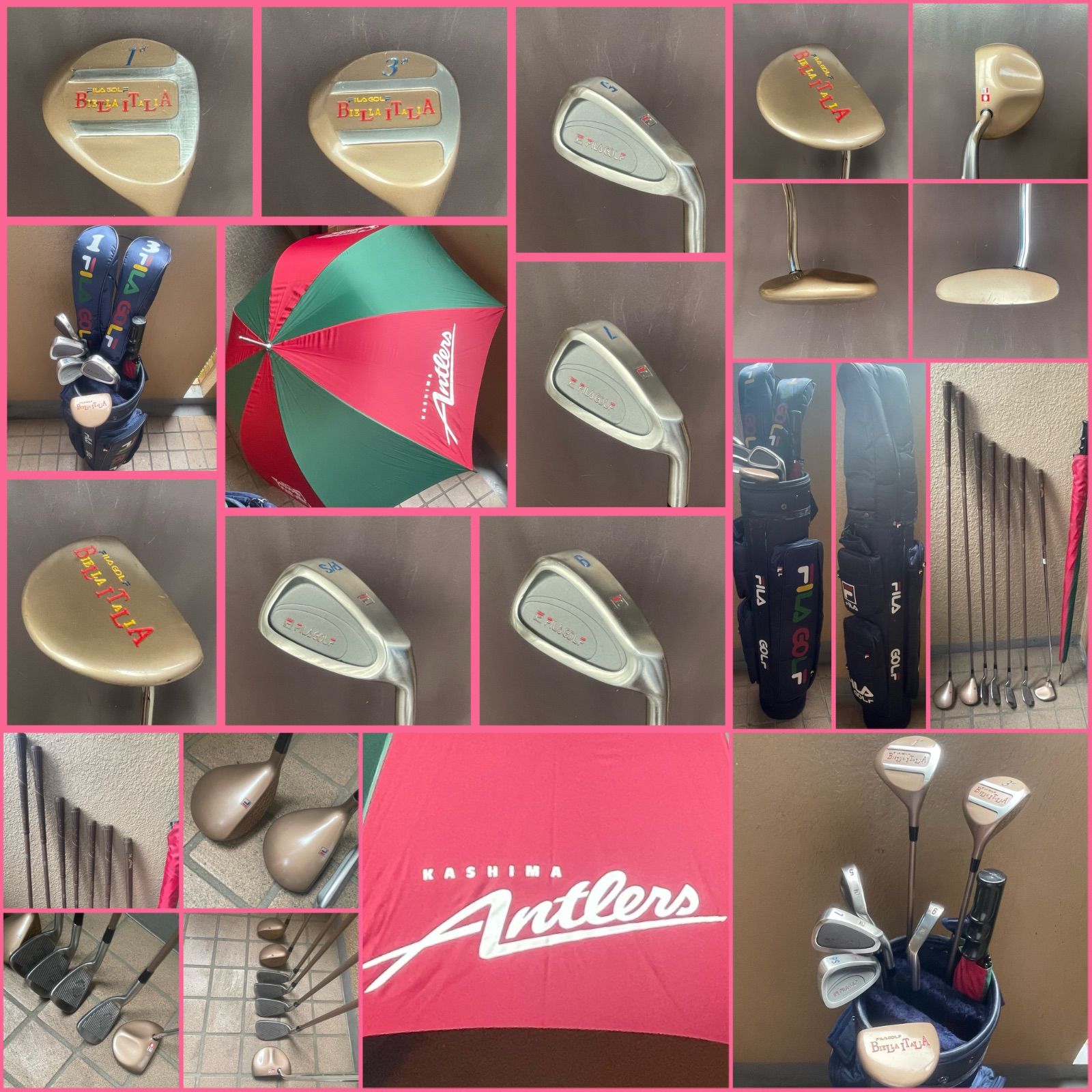 ★レディース★送料込み★C-2006-001★FILA GOLF のやさしいセット★送料込み★7本セット★今月中のみラウンド小物をおまけします