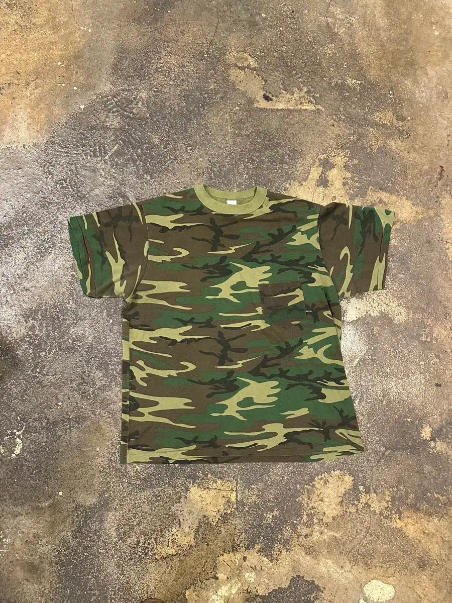ヴィンテージ 80 90s ウッドランド カモ Tシャツ