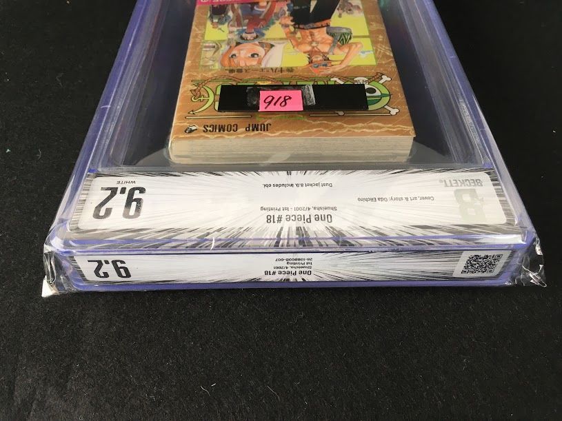 BGS 9.2 ワンピース ONE PIECE 18巻 Vol.18 Dust jacket 8.0 初版 1st