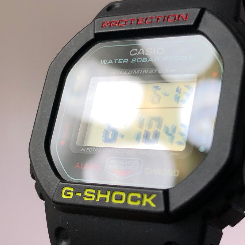 現状渡し品】 G-SHOCK ジーショック BREEZY RASTA COLOR DW-5600CMB 