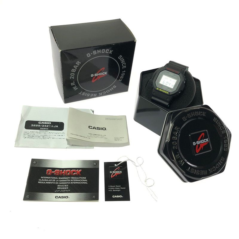 現状渡し品】 G-SHOCK ジーショック BREEZY RASTA COLOR DW-5600CMB