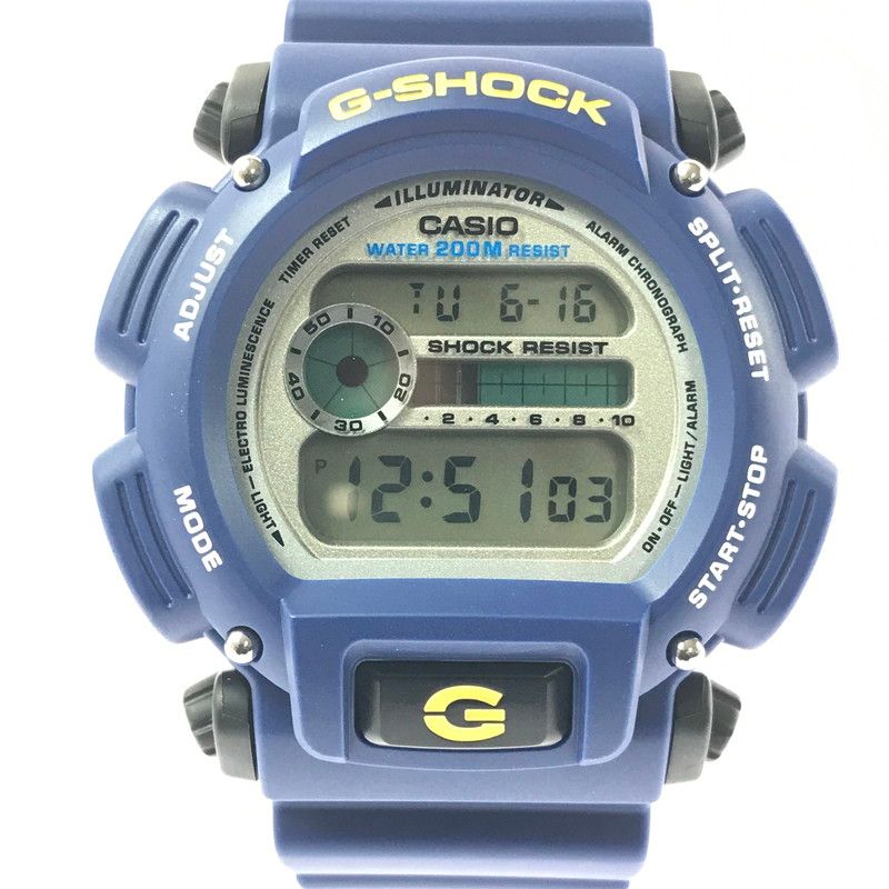 中古美品】 G-SHOCK ジーショック DIGITAL DW-9052-2VDR デジタル 