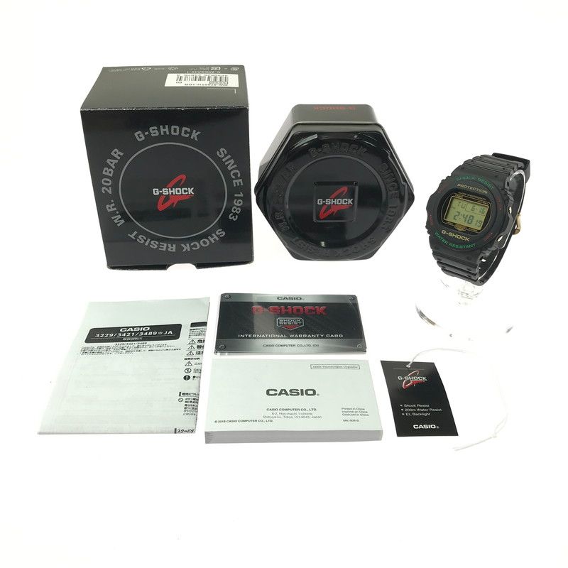 【中古美品】 G-SHOCK ジーショック DIGITAL 5700 SERIES DW-5700TH-1DR デジタル クォーツ 腕時計 【196-260620-na-20-tagh】