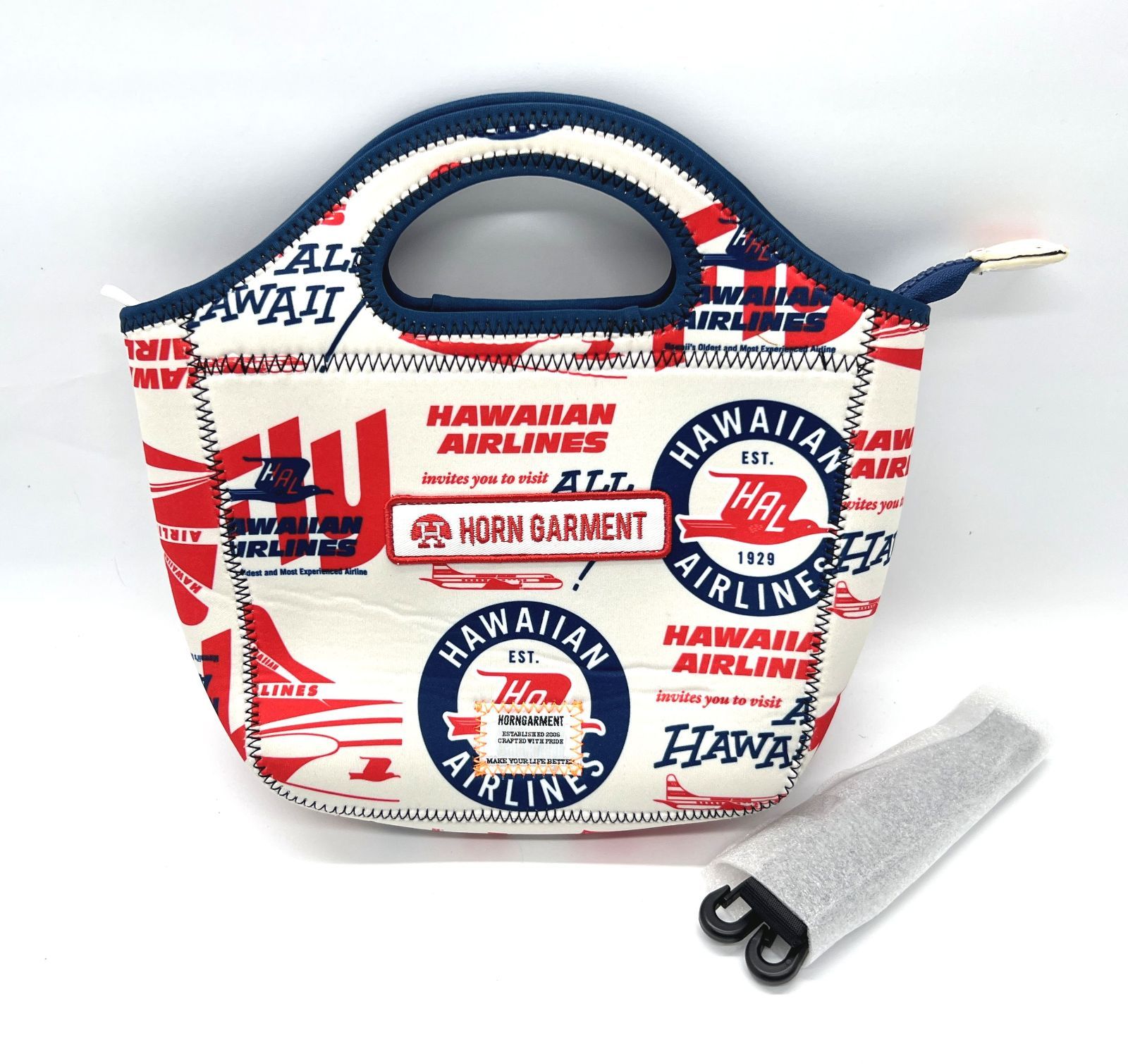 盛岡79-0196] HORN GARMENT Airlines Neoprene Mini Tote ホーン