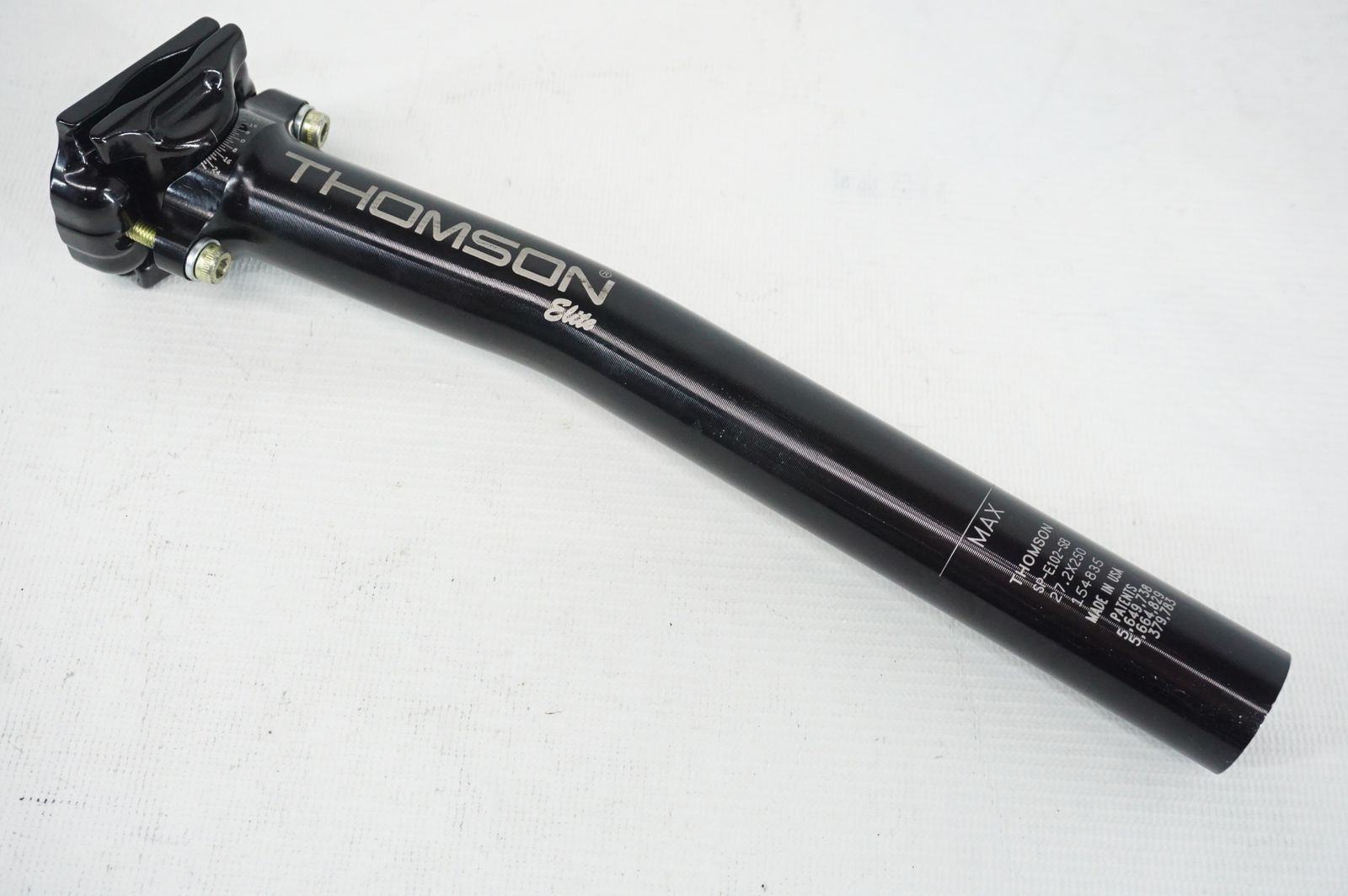 THOMSON 「トムソン」 ELITE SP-E102-SB φ27.2 250mm シートポスト / バイチャリ阪急塚口店
