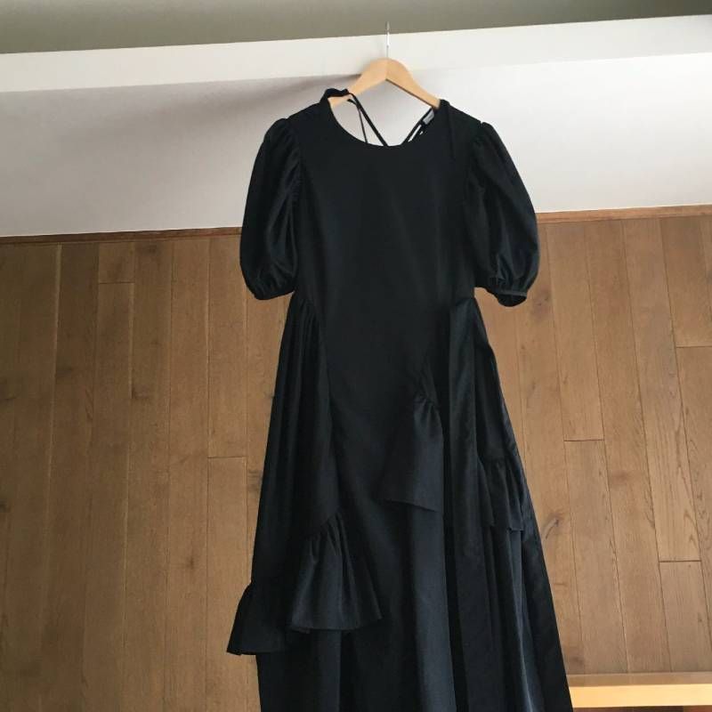 極美品 CECILIE BAHNSEN セシリー バンセン ワンピース UK8 US4 黒