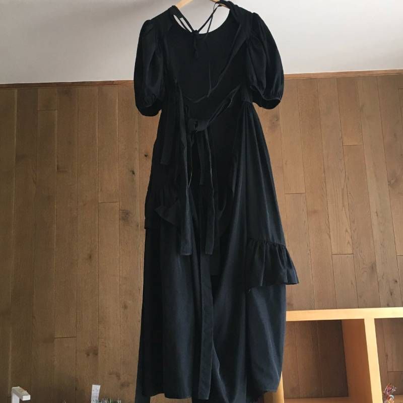 極美品 CECILIE BAHNSEN セシリー バンセン ワンピース UK8 US4 黒