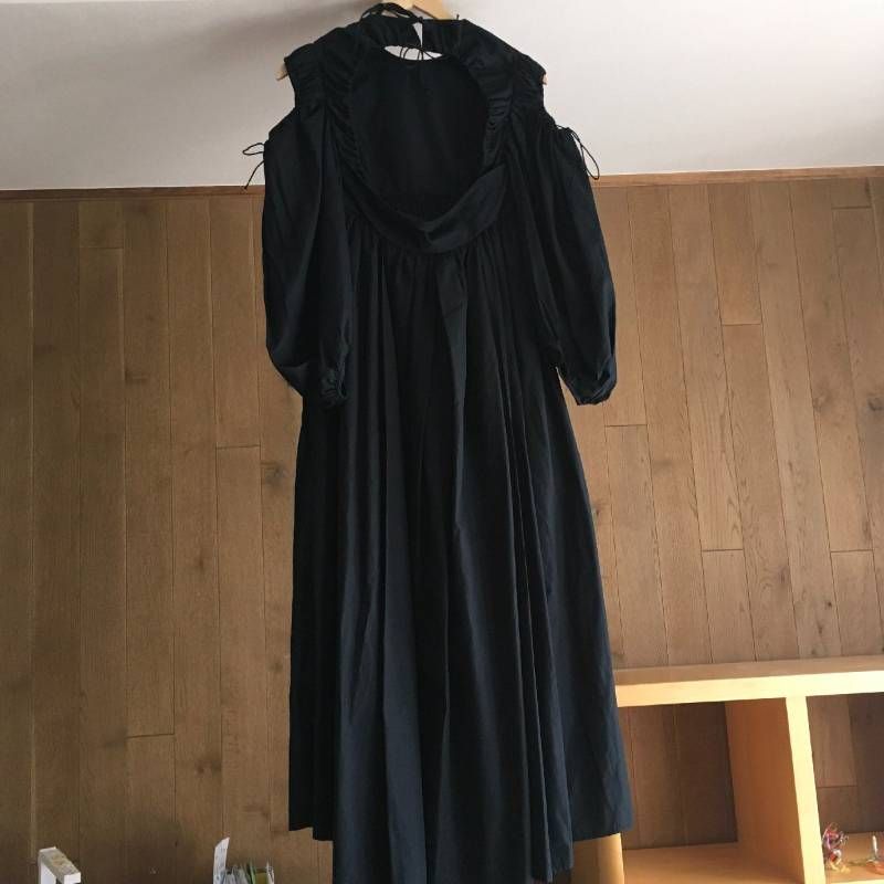 極美品 CECILIE BAHNSEN セシリー バンセン ワンピース UK8 US4 黒