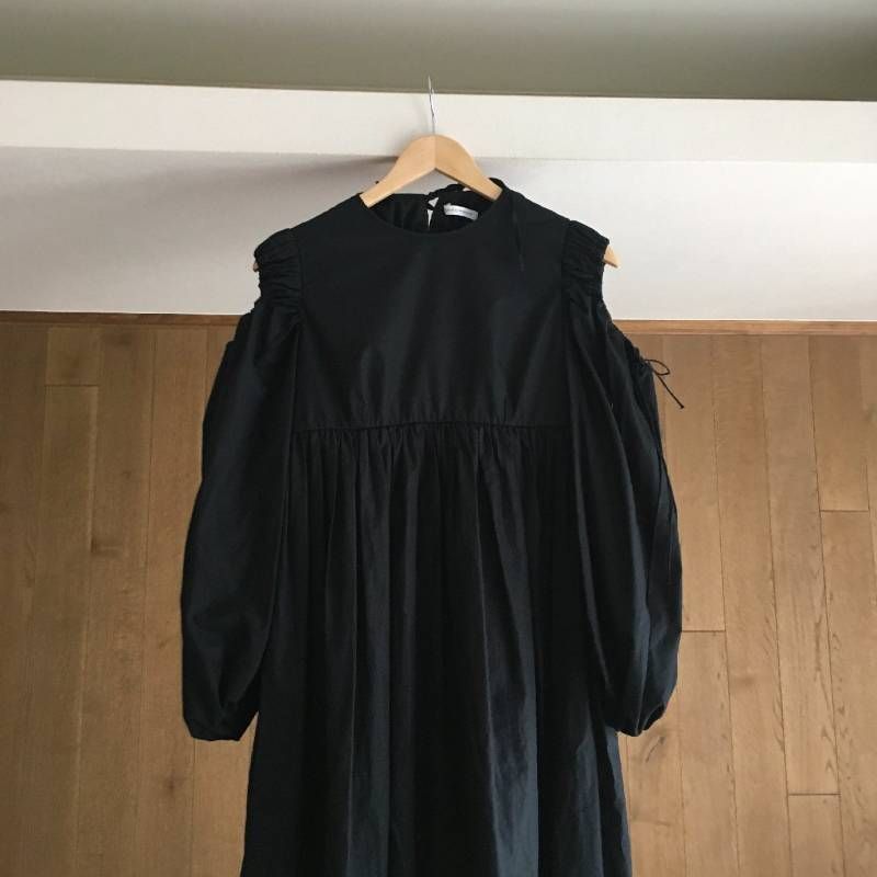 極美品 CECILIE BAHNSEN セシリー バンセン ワンピース UK8 US4 黒