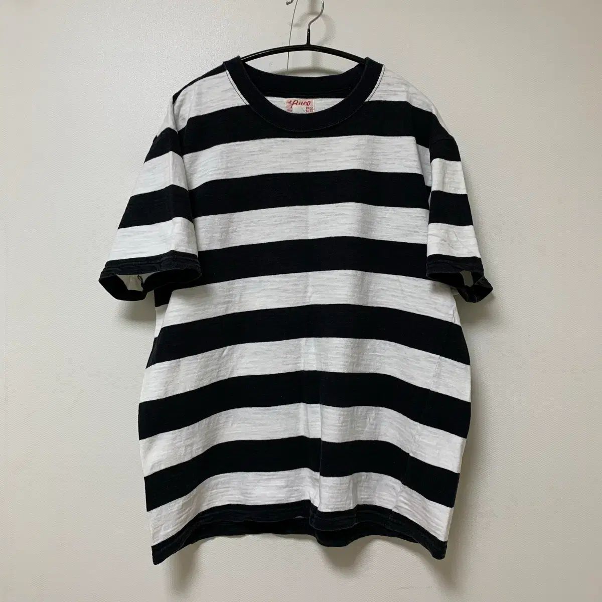 ザ・リアルマッコイズ ブコ ストライプ Tシャツ 44(xl)
