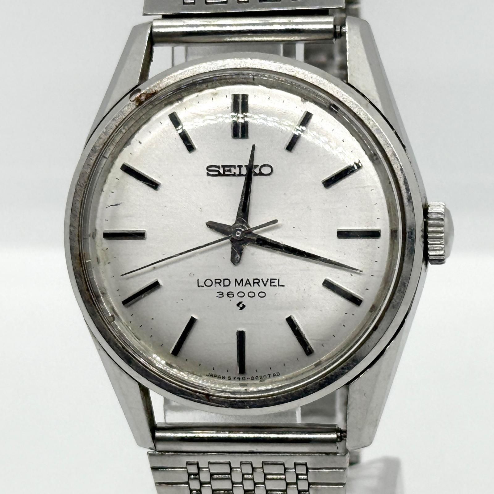 SEIKO セイコー ロードマーベル 36000 5740-8000 シルバー 手巻き 