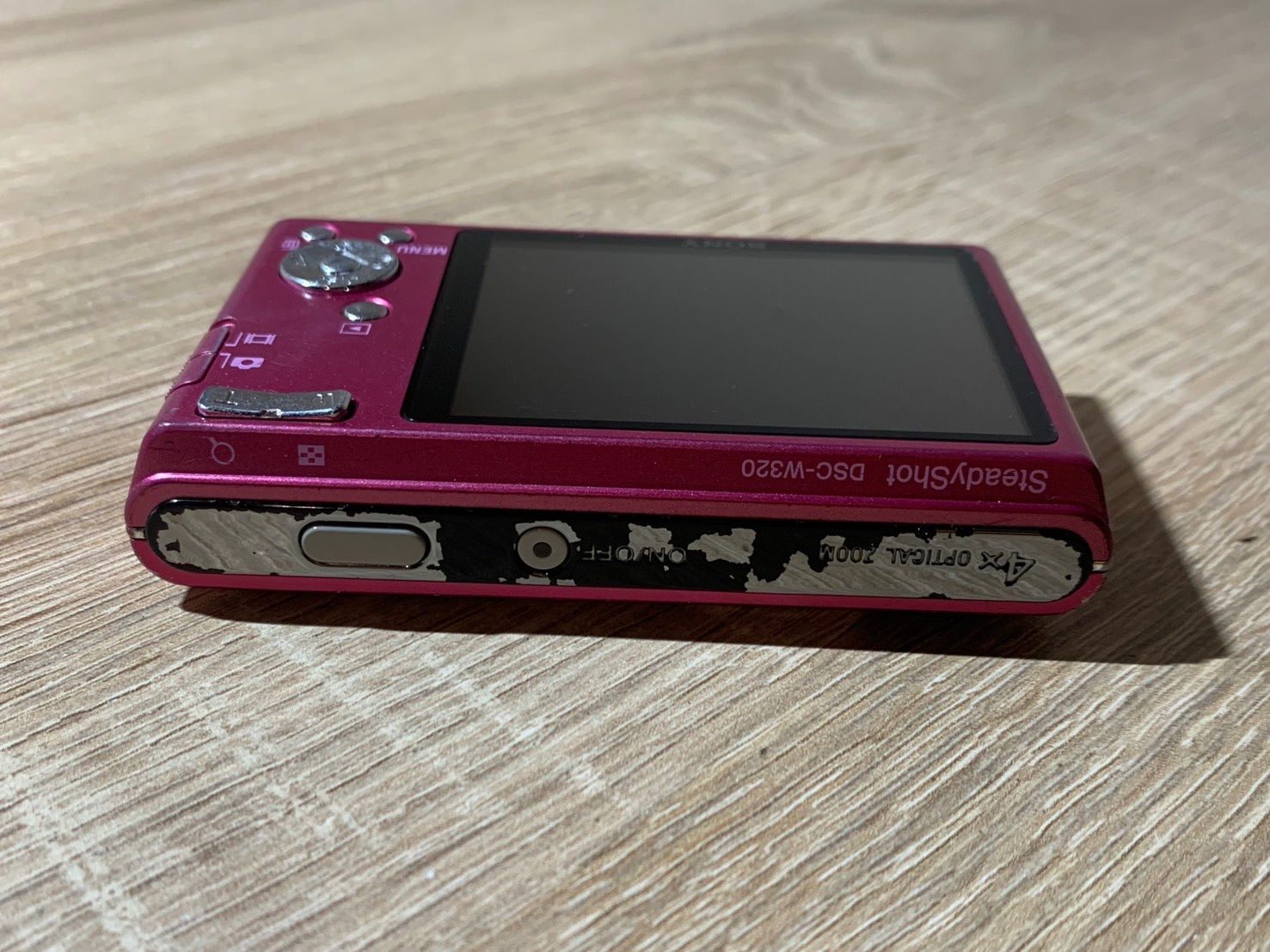 1815 Sony Cyber-Shot DSC-W320 ピンク ジャンク品 デジカメ【ネ