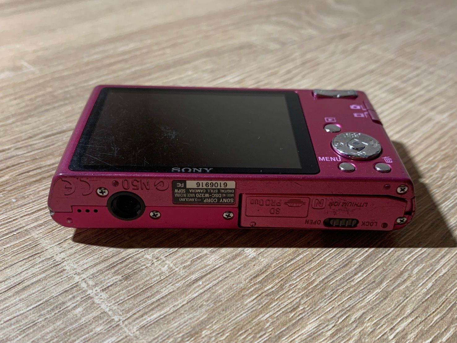 1815 Sony Cyber-Shot DSC-W320 ピンク ジャンク品 デジカメ【ネ