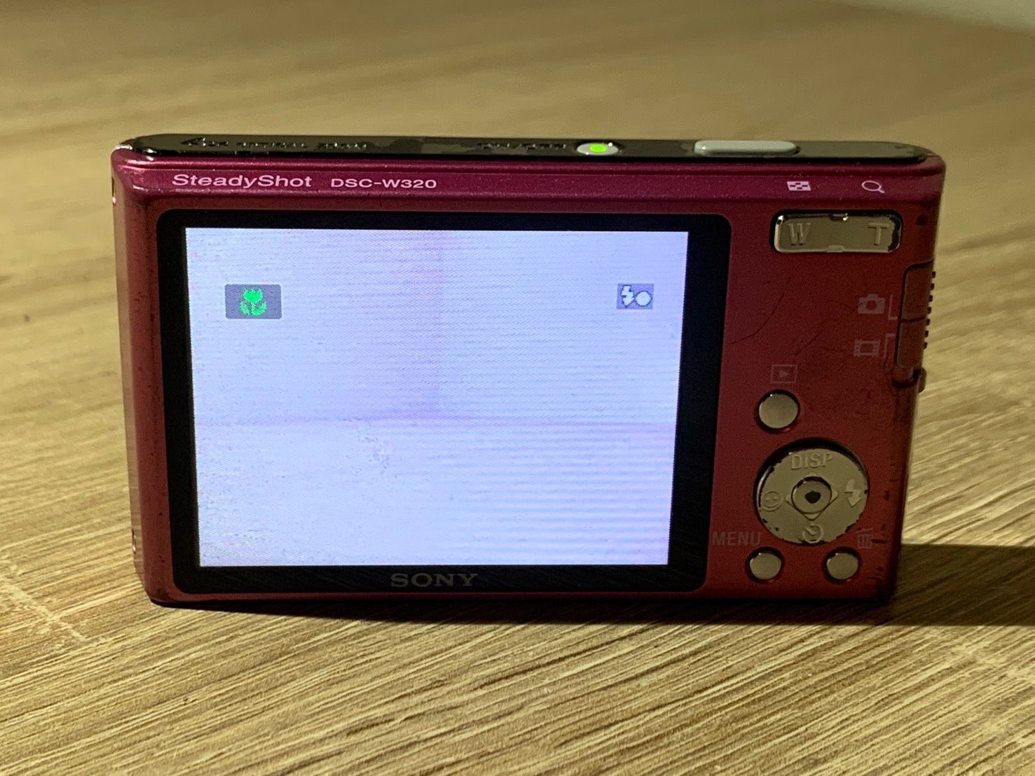 1815 Sony Cyber-Shot DSC-W320 ピンク ジャンク品 デジカメ【ネ