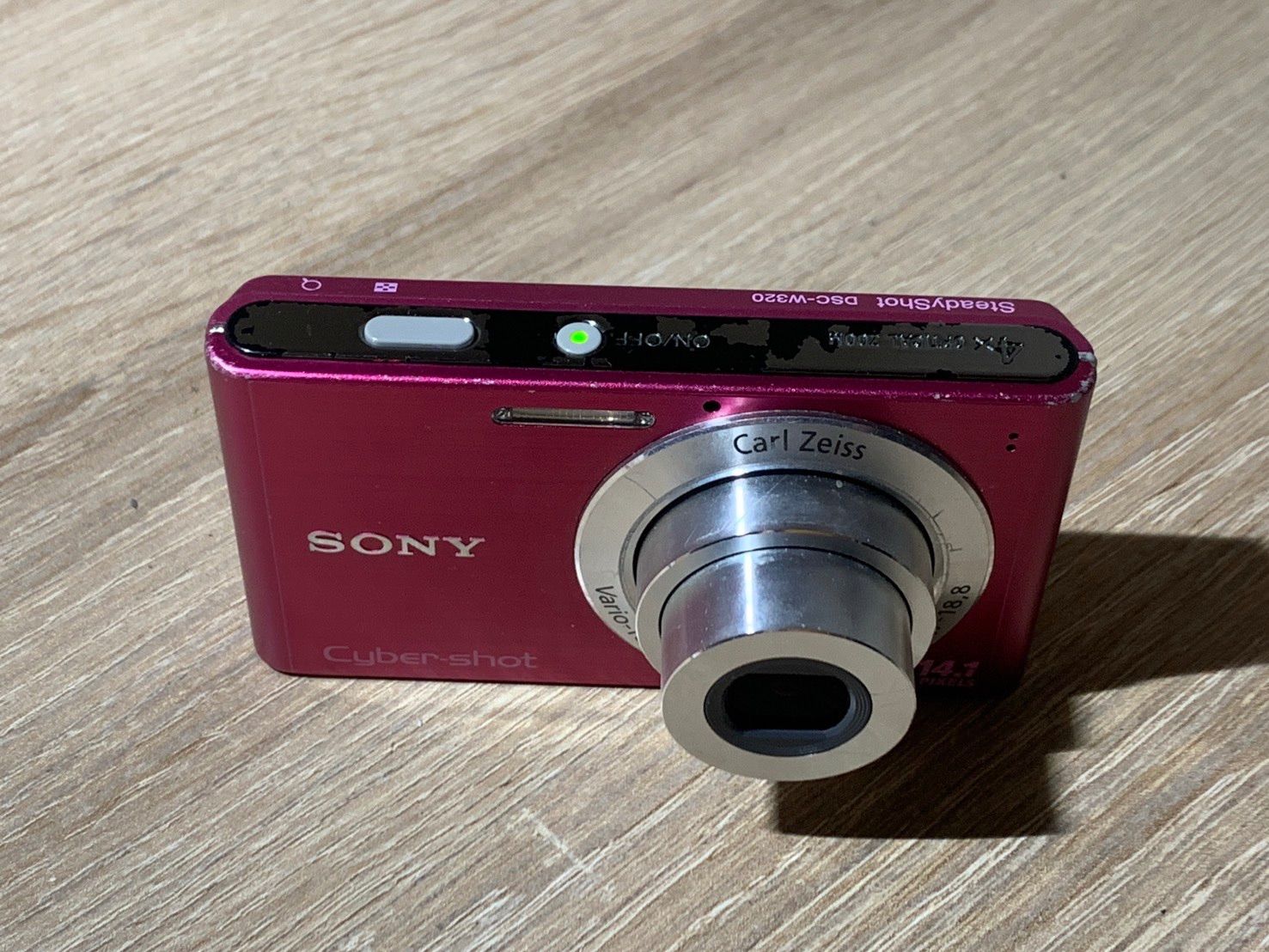 1815 Sony Cyber-Shot DSC-W320 ピンク ジャンク品 デジカメ【ネ