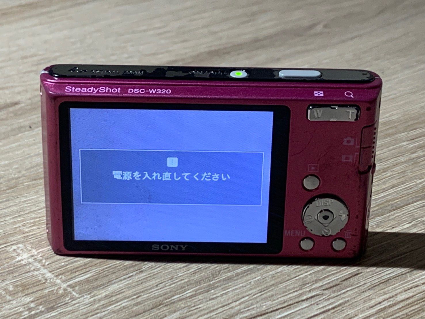 1815 Sony Cyber-Shot DSC-W320 ピンク ジャンク品 デジカメ【ネ