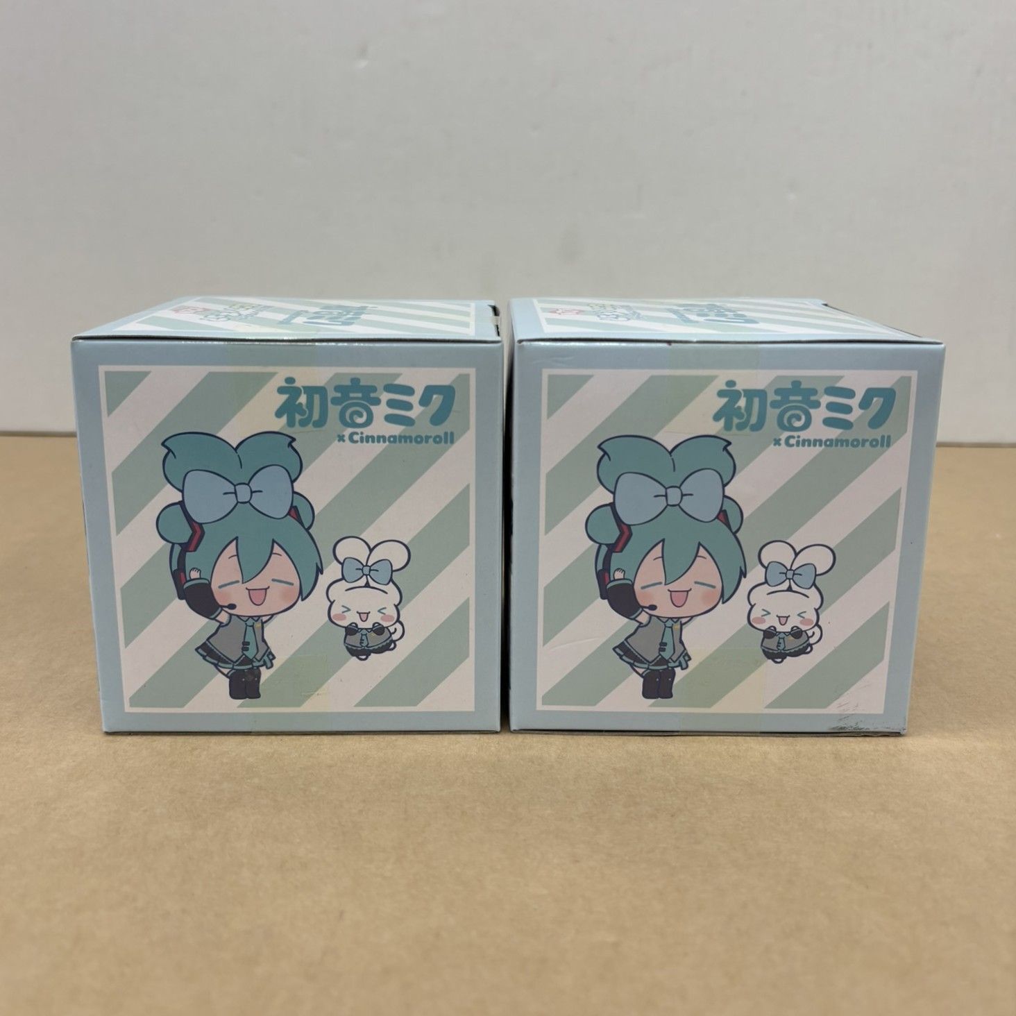 初音ミク×シナモロール ミニフィギュア 全2種 セット 未開封 【WS1975 