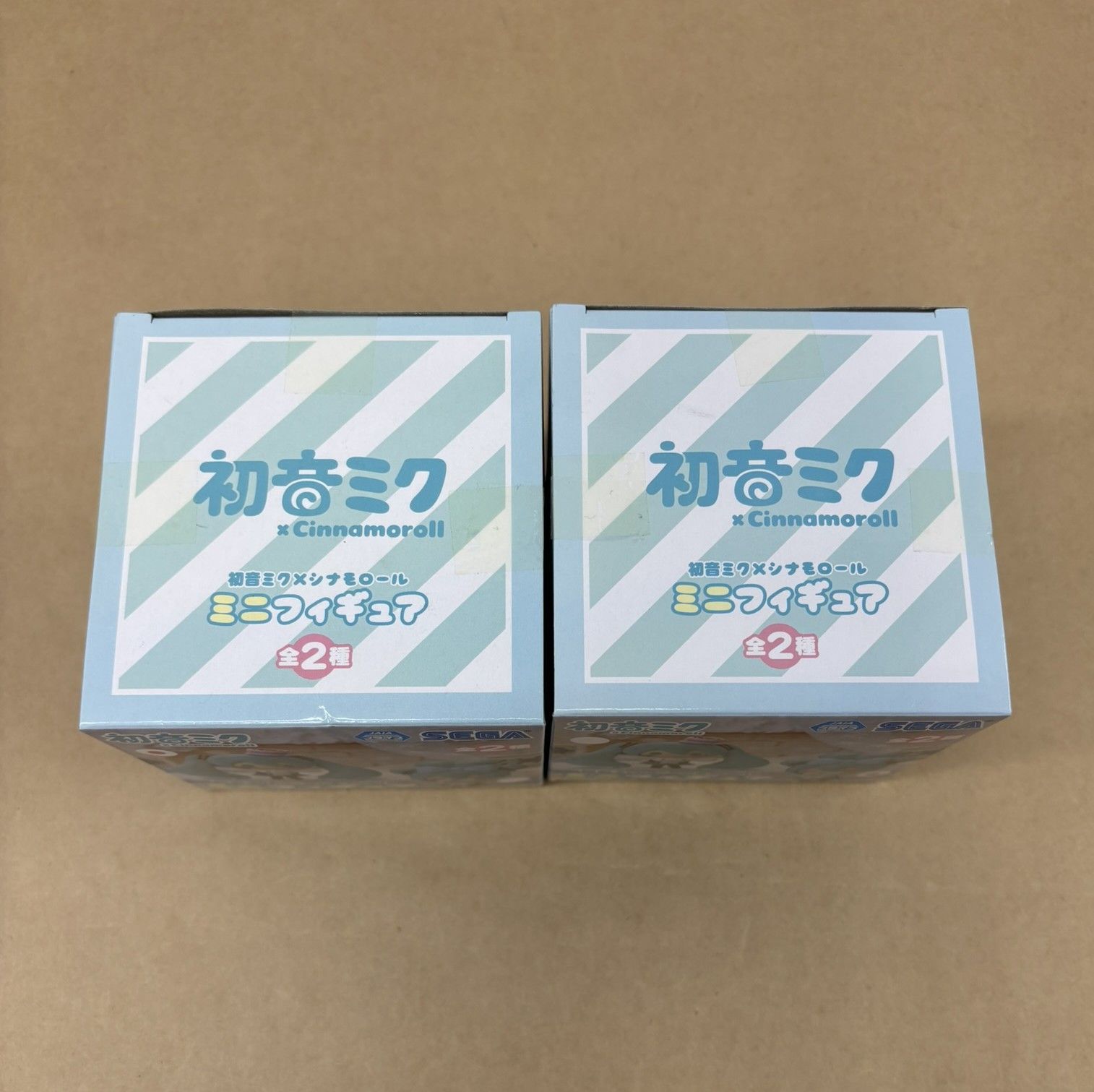初音ミク×シナモロール ミニフィギュア 全2種 セット 未開封 【WS1975