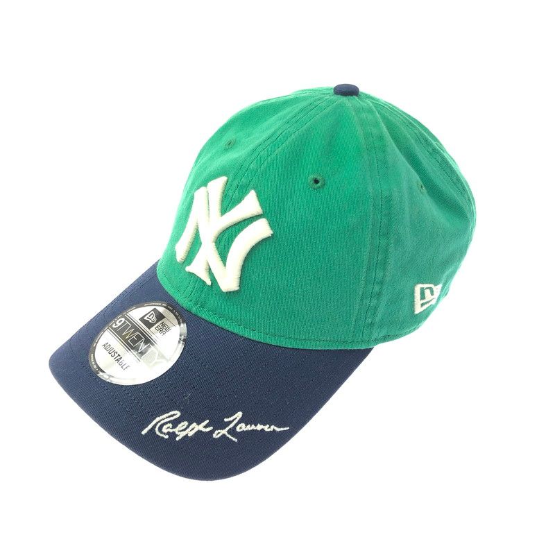 【中古品】 POLO RALPH LAUREN ポロ ラルフローレン × NEW ERA ニューエラ × MLB 14693263 9TWENTY NEW YORK YANKEES CAP キャップ 帽子 【185-260620-na-06-tagh】