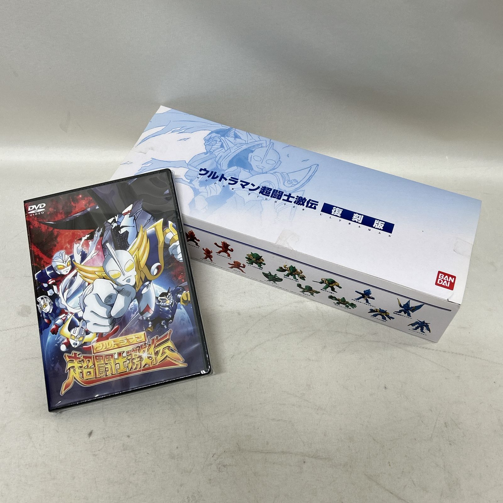 浜館17-1351] ウルトラマン 超闘士激伝 復刻版 フィギュア DVD セット